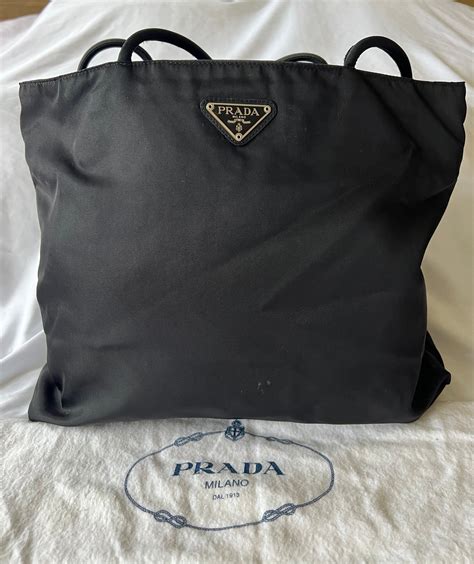 prada nylon bag resale|Prada tote bag nylon vintage.